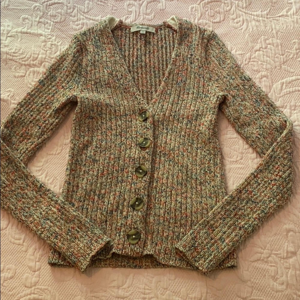 Madewell Ribbed Cardigan